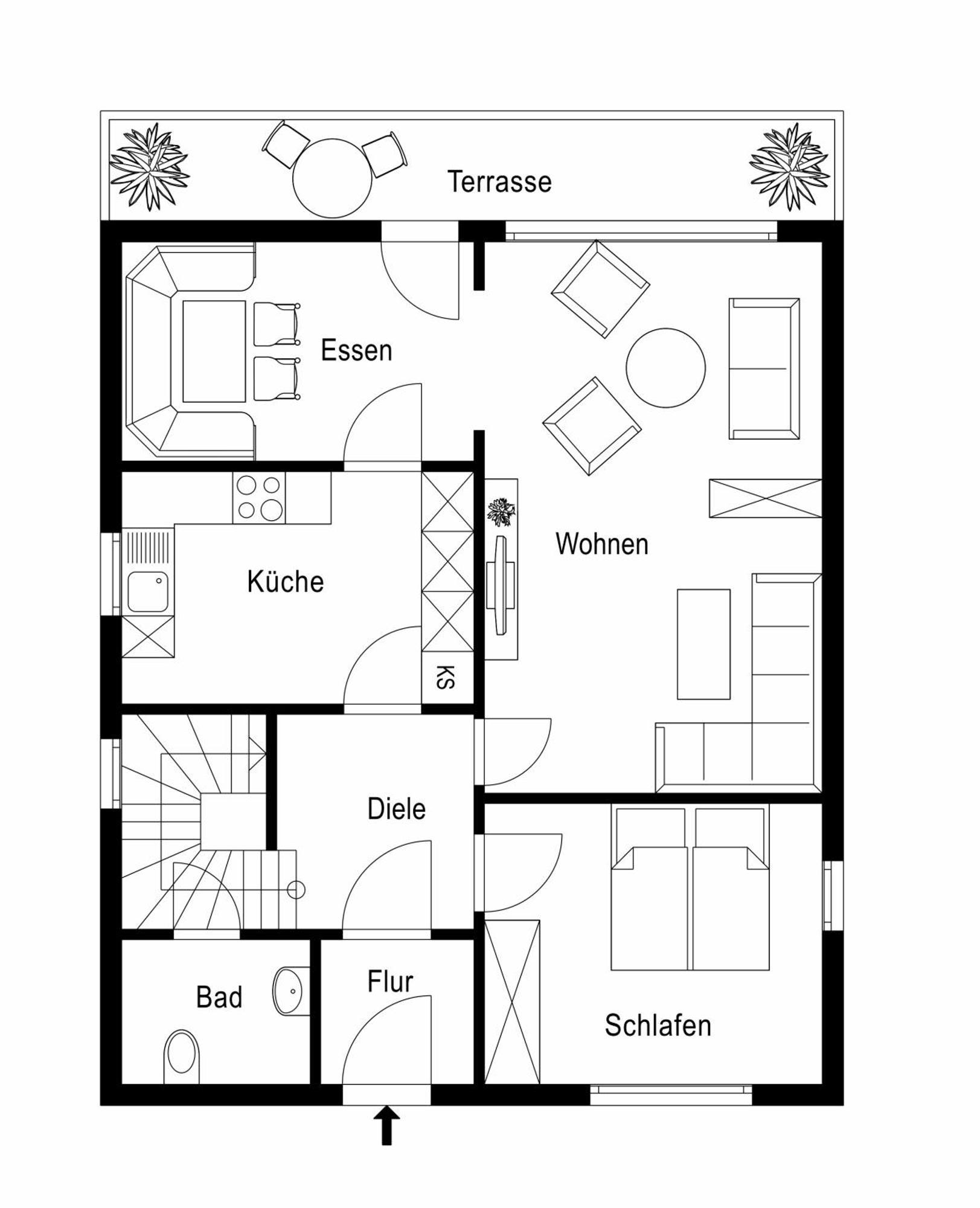 شقة Tal-Residenz Haus Nr 5 باد سالزفلن المظهر الخارجي الصورة